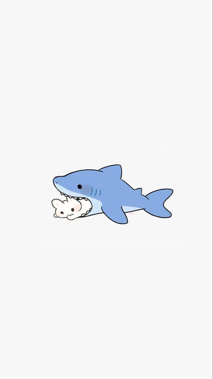 750x1332 Cute Shark