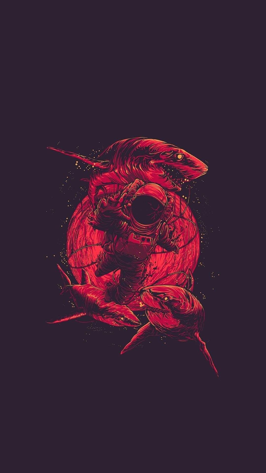 1080x1920 Shark iPhone Wallpaper image .