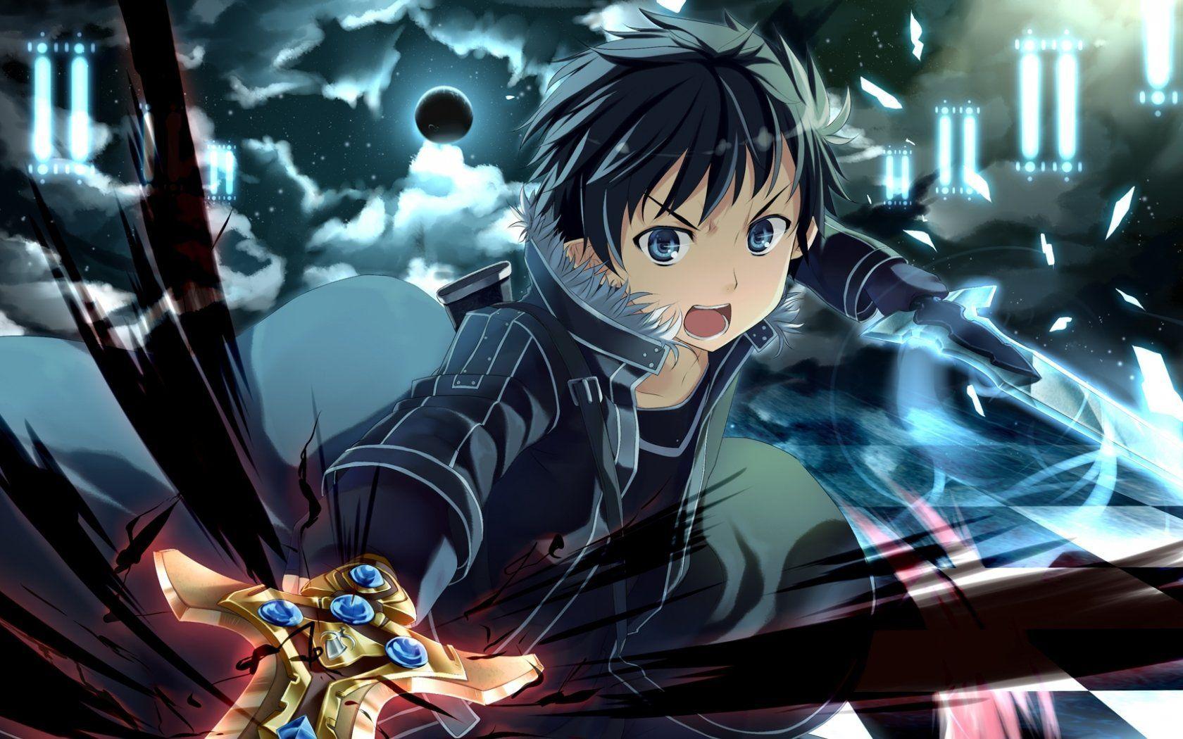 1680x1050 SAO Kirito Wallpaper