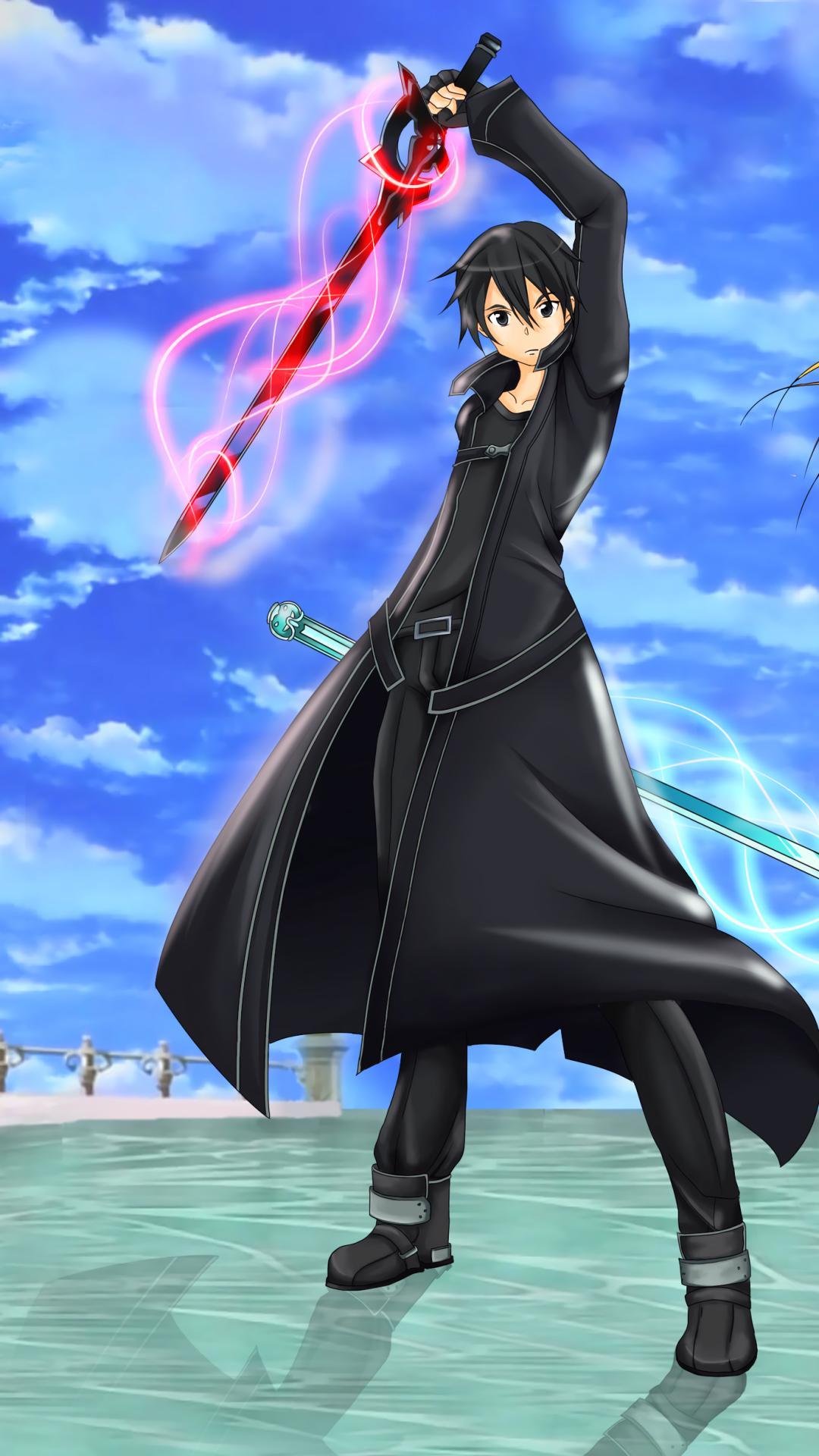 1080x1920 Sao Kirito Phone Wallpaper .