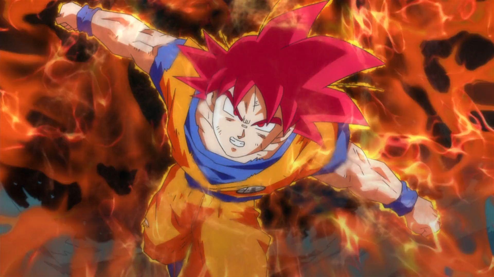 1920x1080 Dragon Ball Z Wallpaper Goku Super Saiyan God Ball Battle Of Gods Super Saiyan God