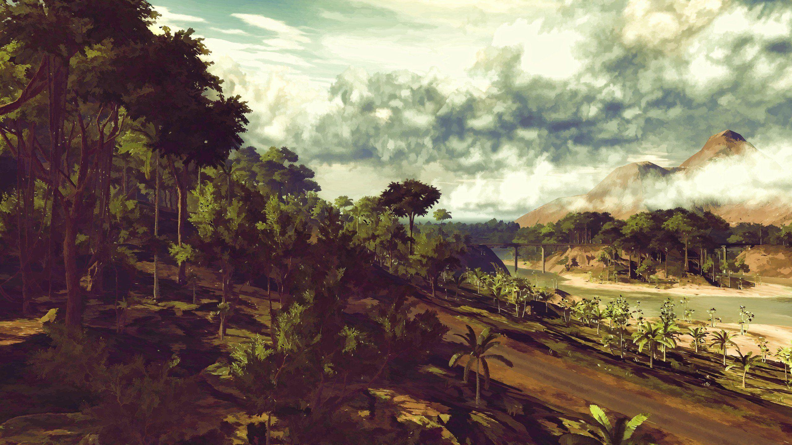 2560x1440 jungle, Artwork, Just, Cause, 2 .
