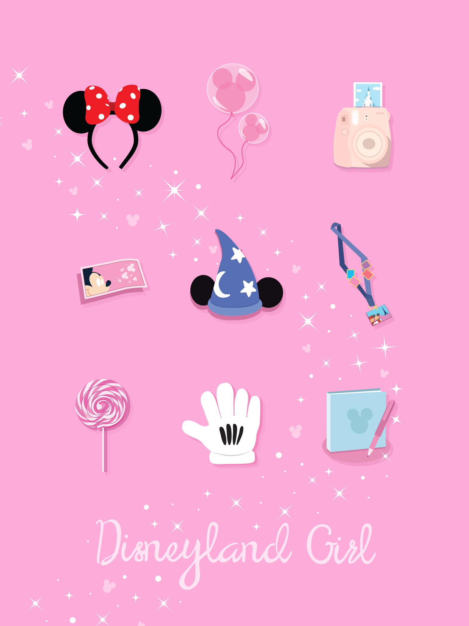 1536x2048 Asian Home Color As For Disney Girl Disneyland Smartphone iPad