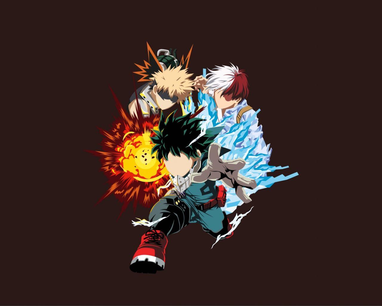 1280x1024 Desktop Wallpaper Anime Boys, Izuku .
