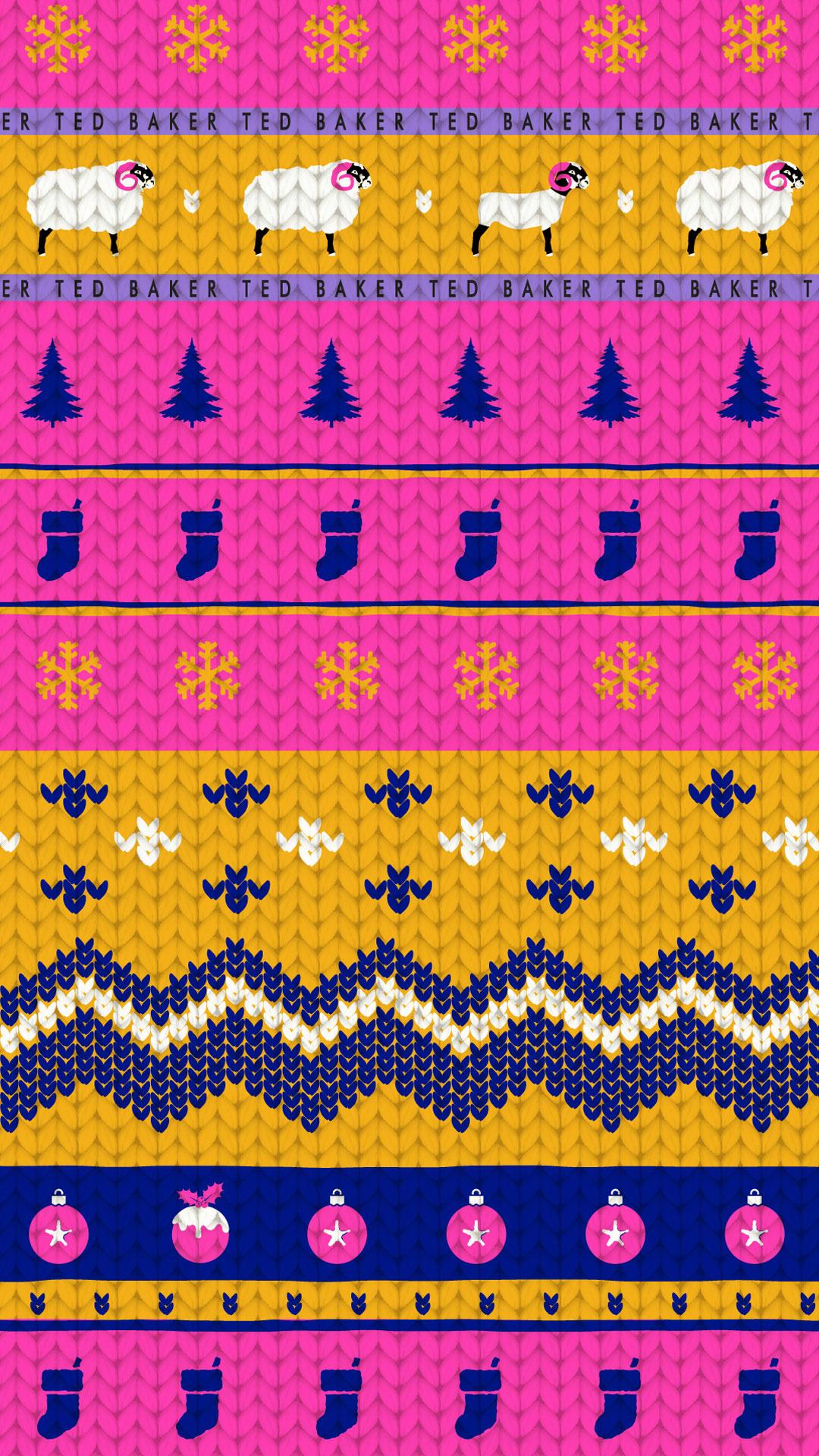 1080x1920 Ted's Wintery Wallpaper: Christmas .