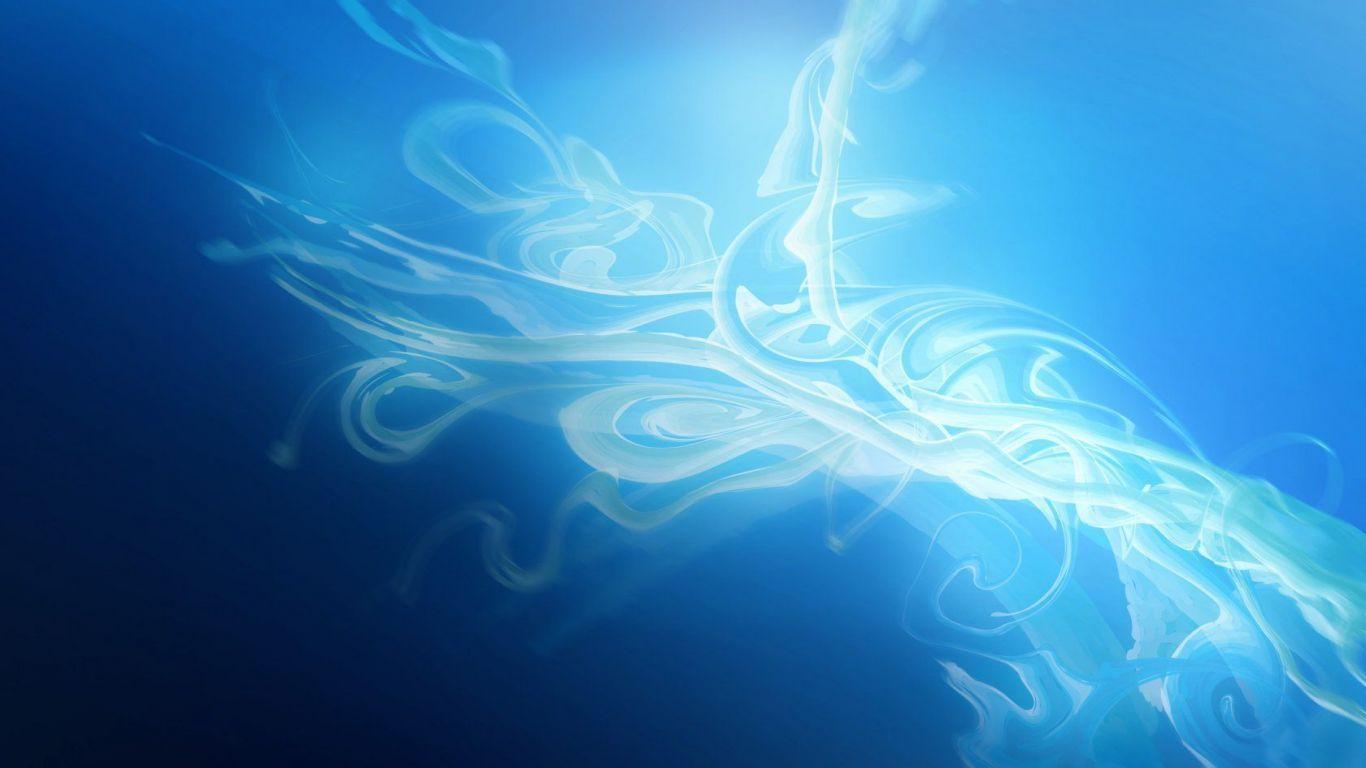 1366x768 Abstract Blue Fractal Resolution Free .coolwallpaperz.info