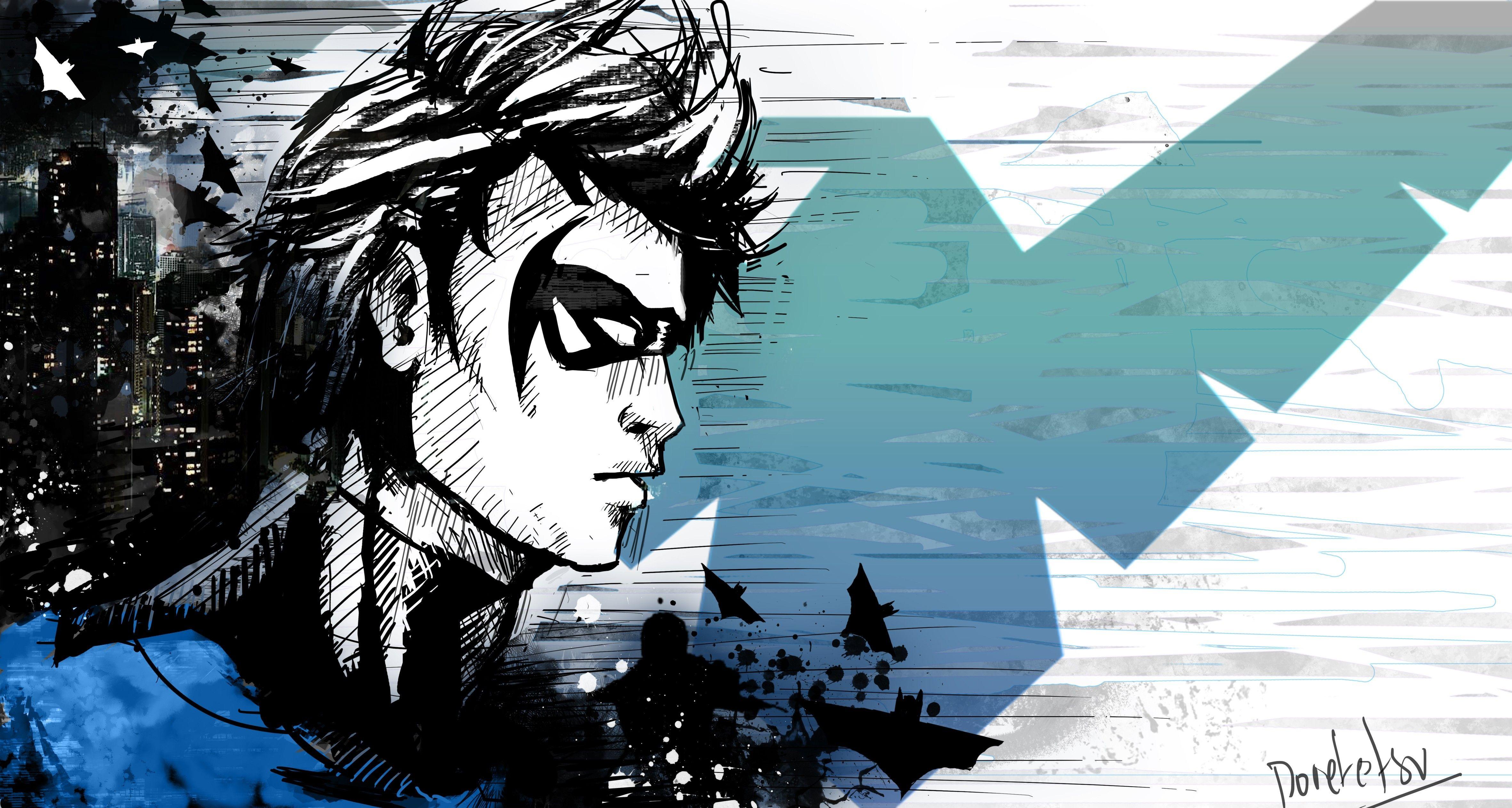 4724x2525 Dc comics nightwing wallpaper. PC