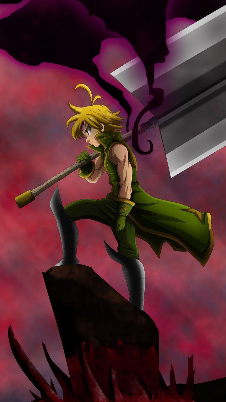 720x1280 Meliodas, The seven Deadly Sins, anime .com