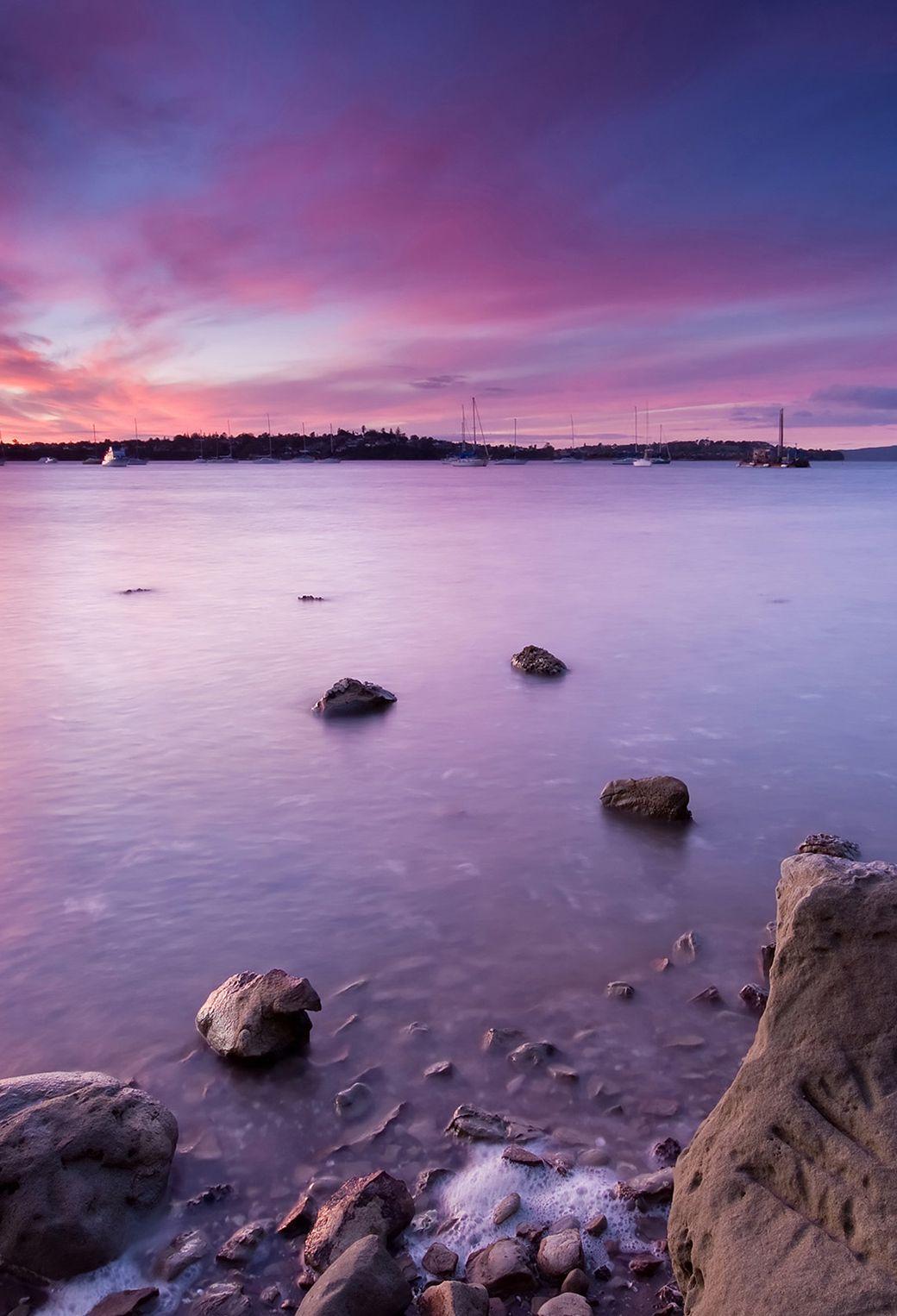 1040x1526 Purple Sea Wallpaper for iPhone Pro .3wallpaper.fr