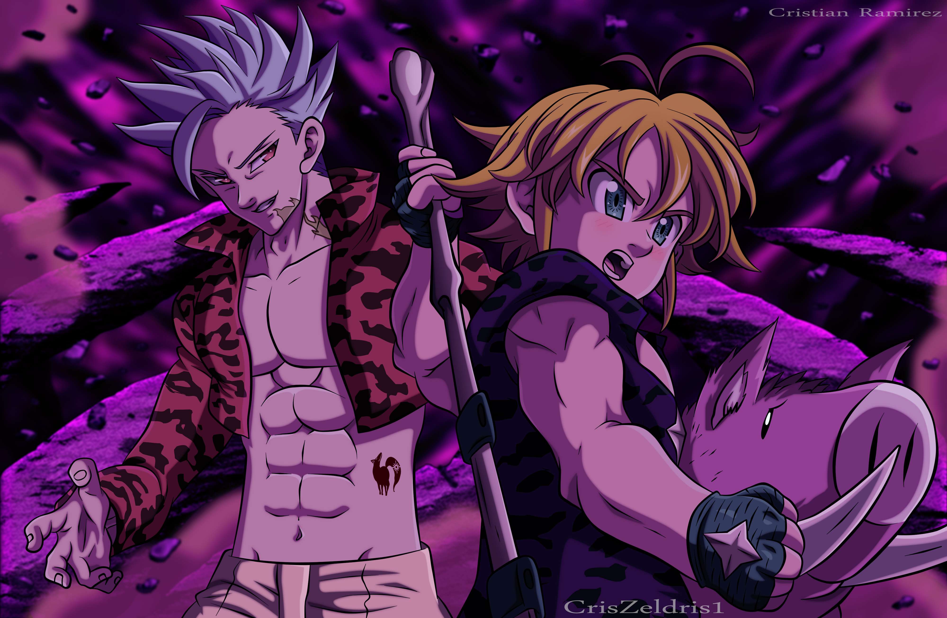 4000x2613 Anime Wallpaper Seven Deadly