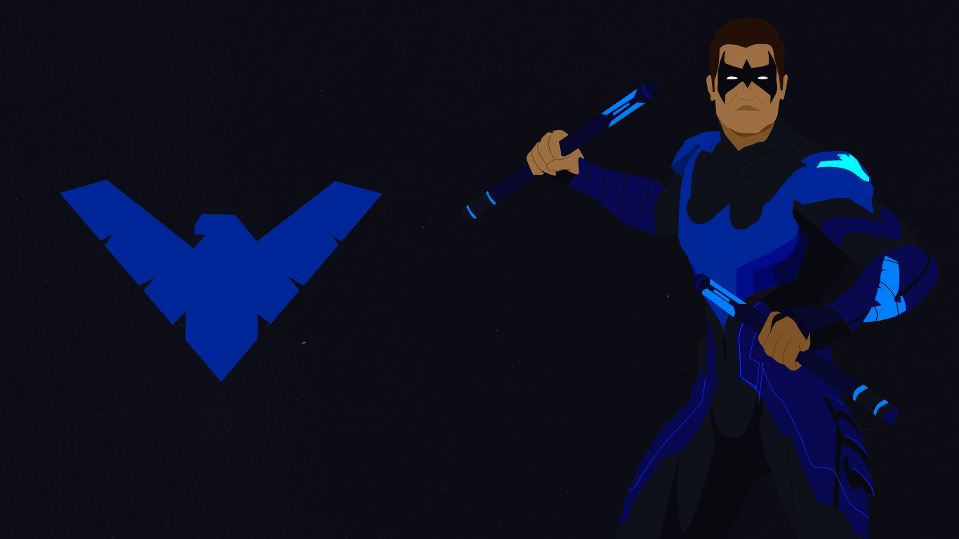 1366x768 Nightwing IPhone 5 Wallpaper
