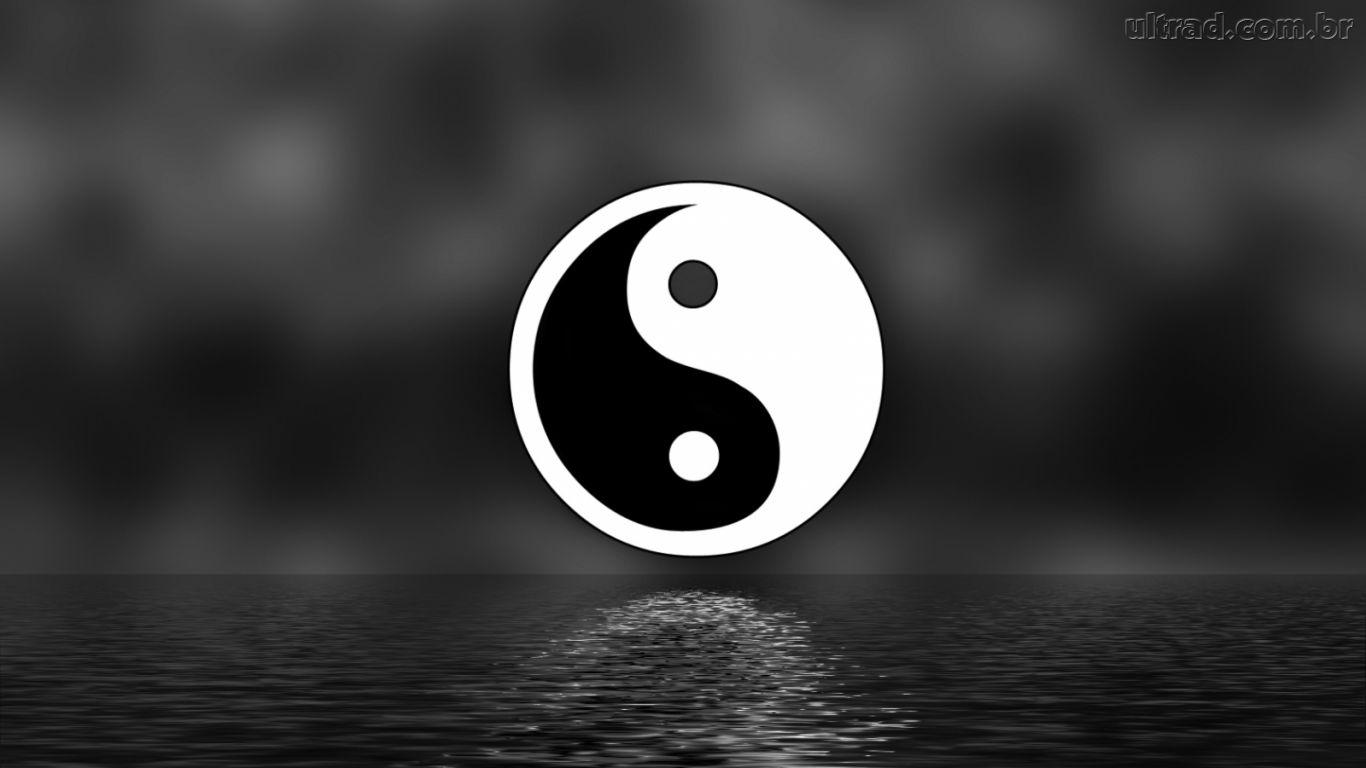 1366x768 Yin Yang Wallpaper