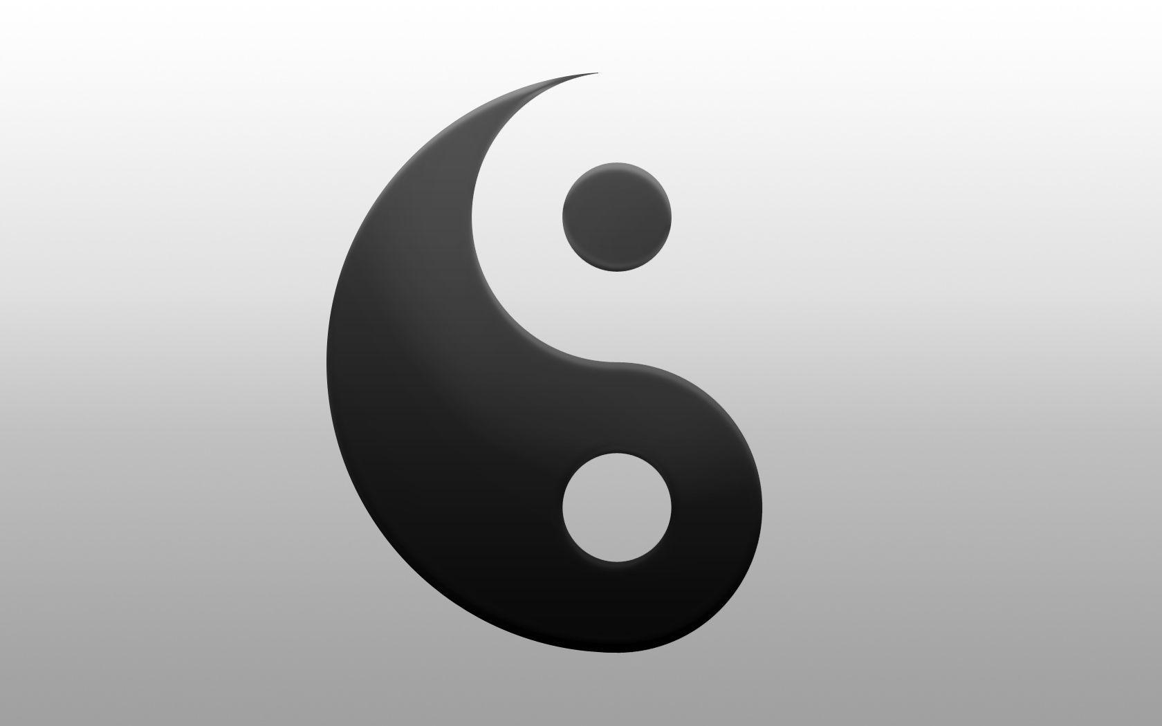 1680x1050 Yin Yang