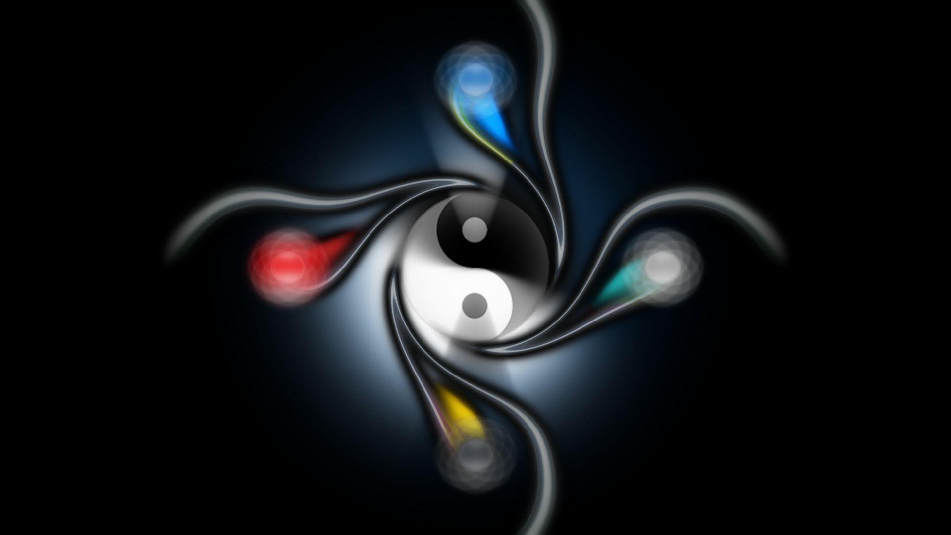 1920x1080 Yin Yang Wallpaper •