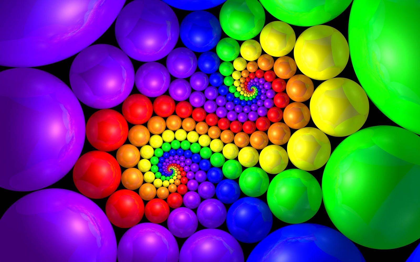 1600x1000 3D Colorful Spiral Free PPT Background .