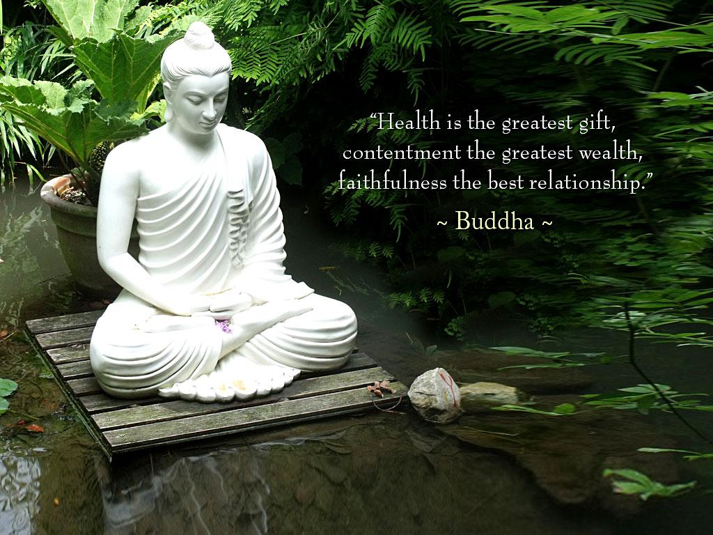 1024x768 Buddha Wallpaper with Quotes Image .