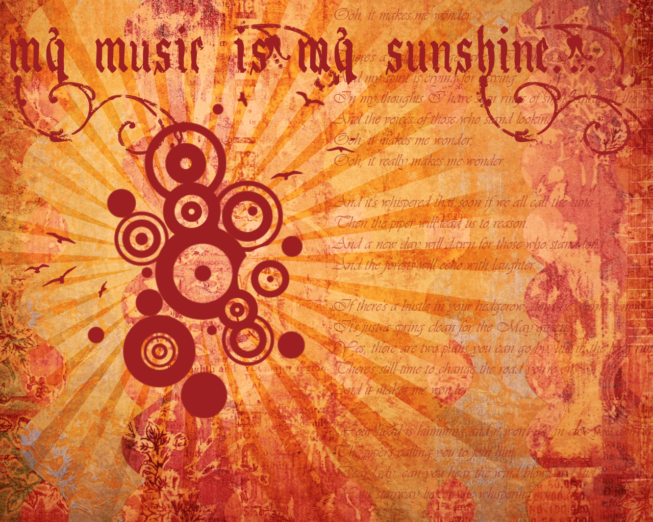 1280x1024 Retro Music