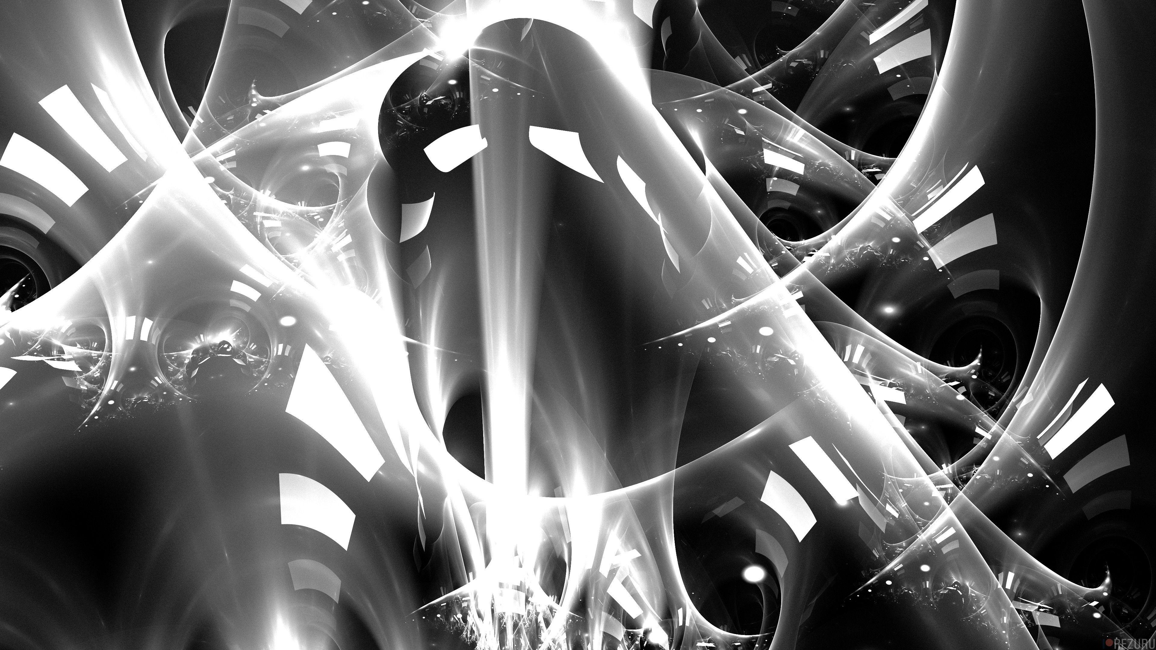 3840x2160 Abstract Black & White 4K HD Abstract .hdwallpaper.in