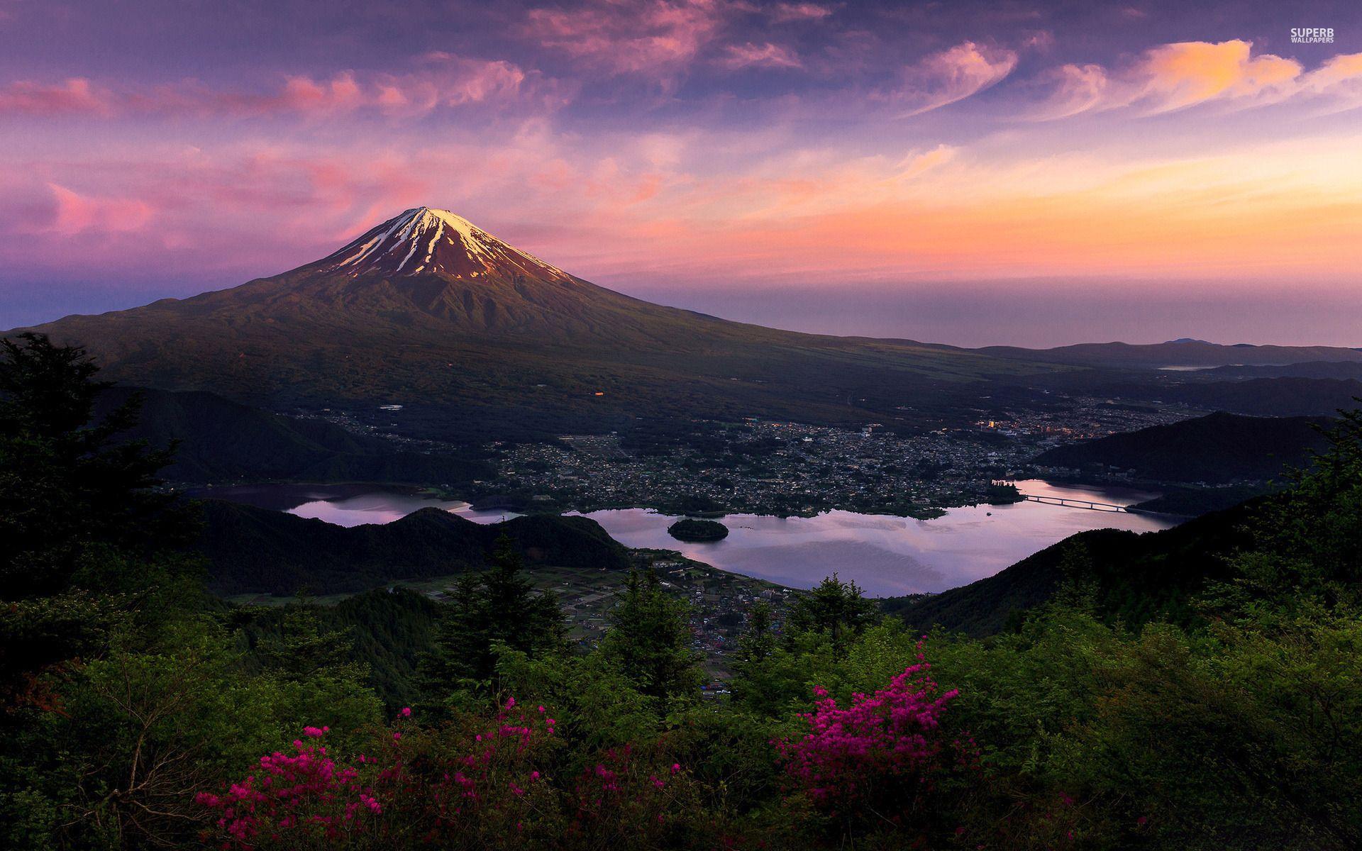 1920x1200 Mount Fuji Japan Asia wallpaper .