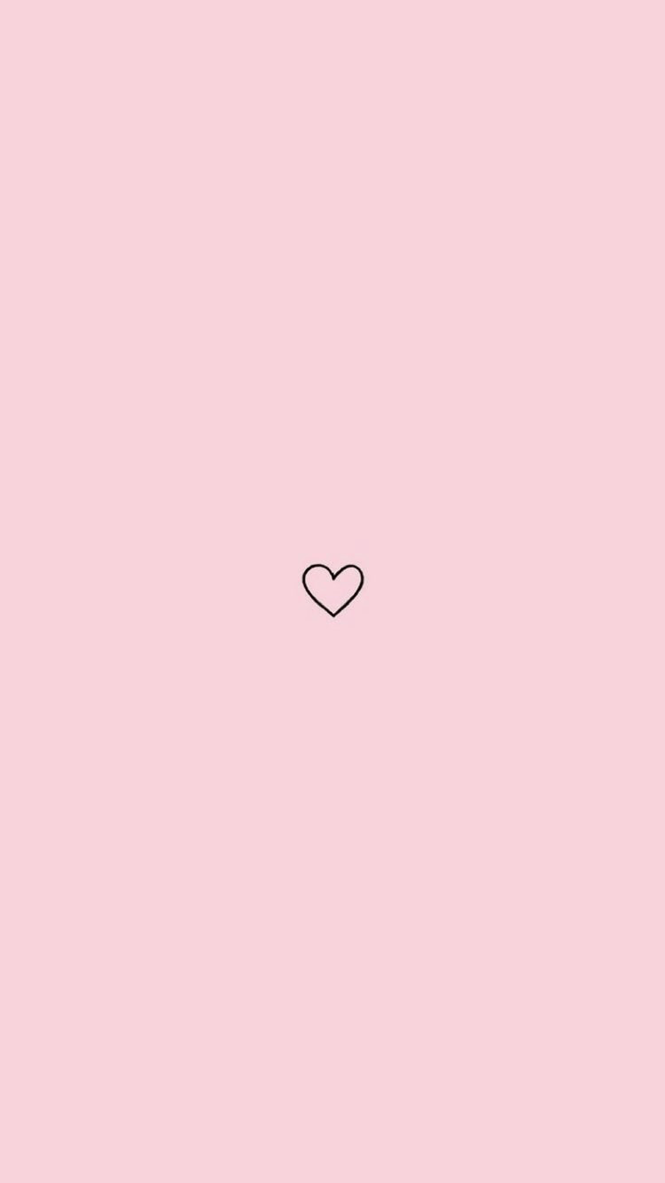 750x1334 Pastel Heart Wallpaper