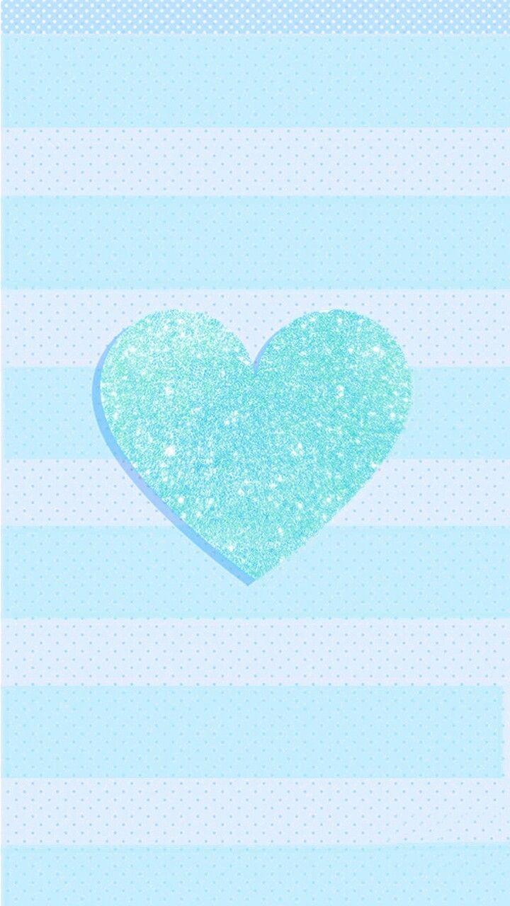 720x1280 Heart, Wallpaper, And Background Image Blue Wallpaper Cute