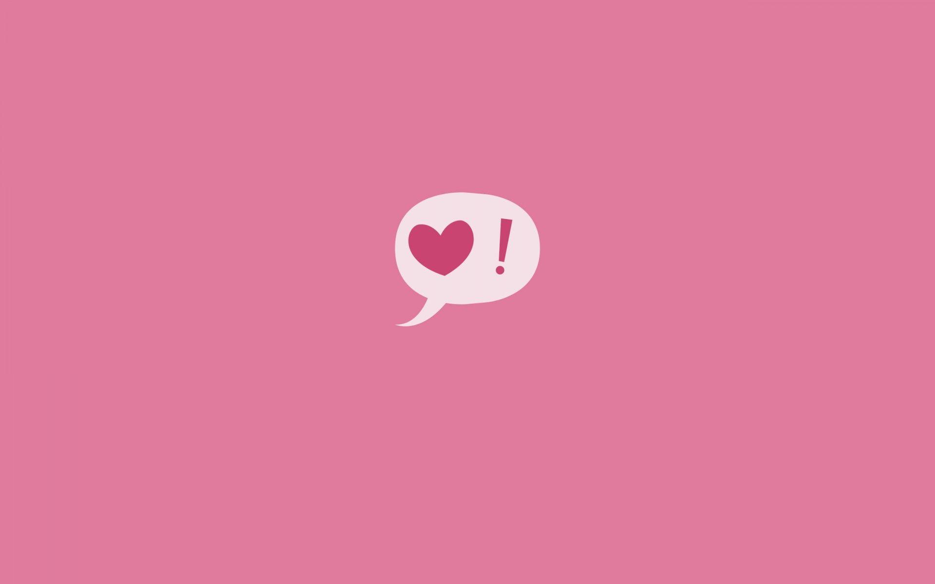 1920x1200 Cute Pink Heart Wallpaper on .