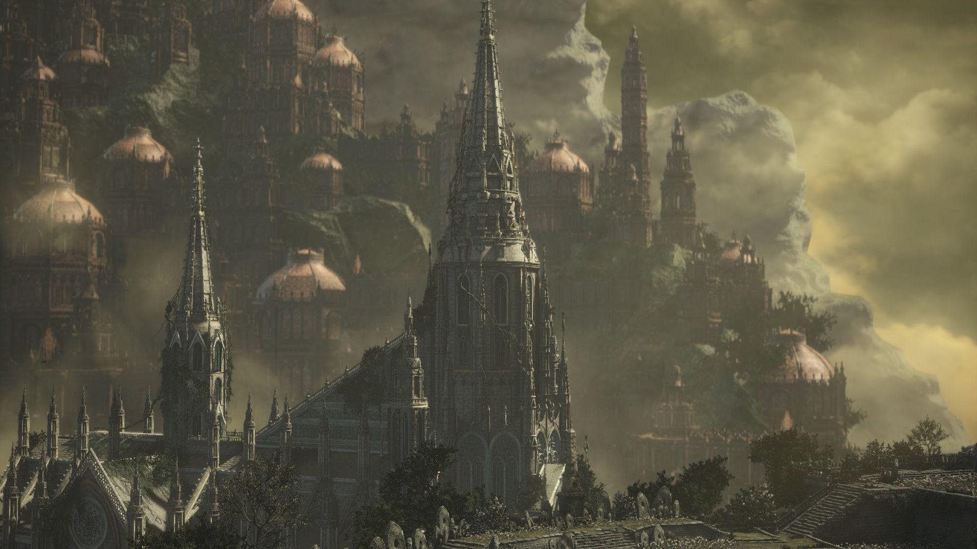 1920x1080 Download Castle, video game, Dark Souls .