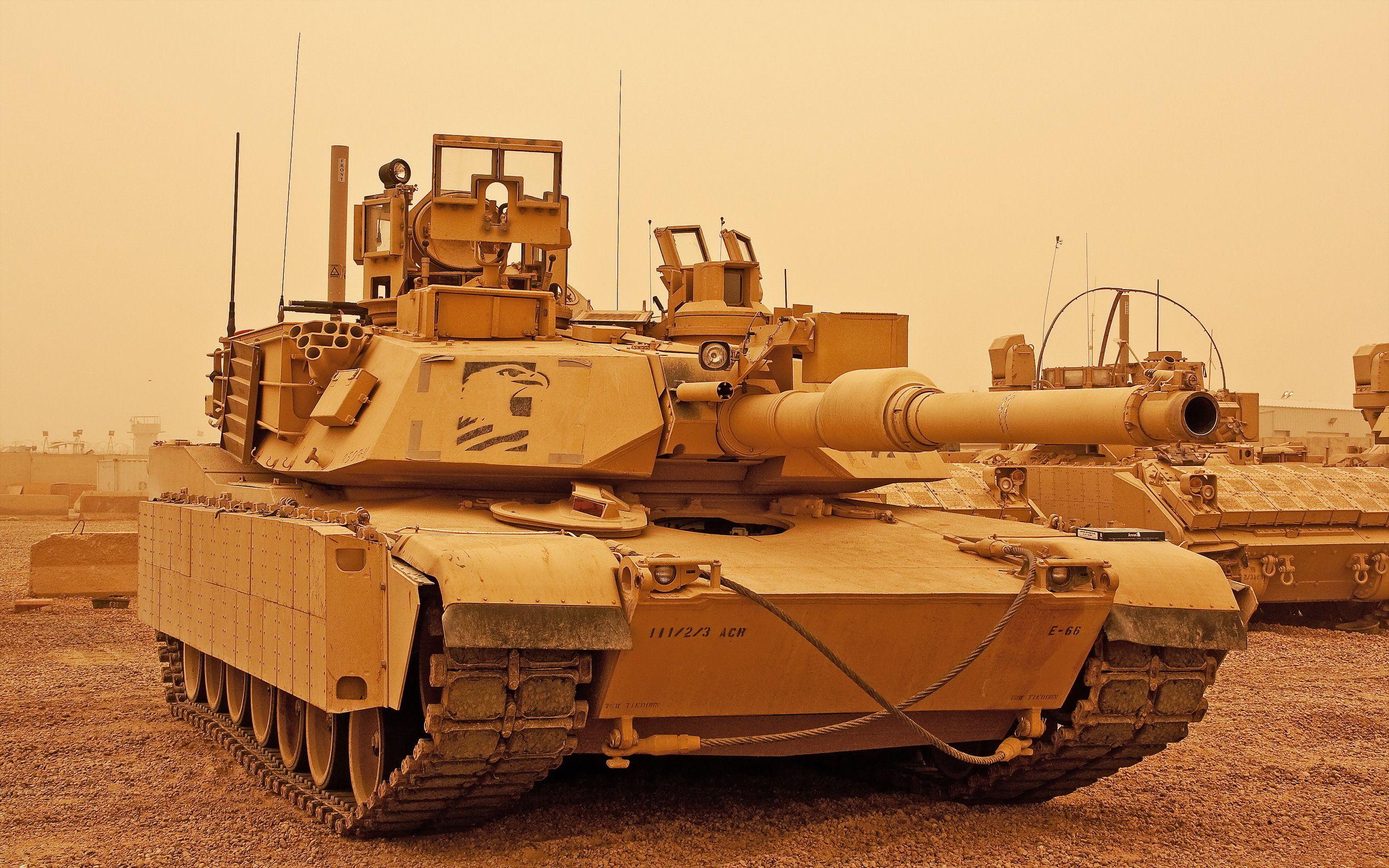 2560x1600 Brown M1A2 Abrams Tank Wallpaper .