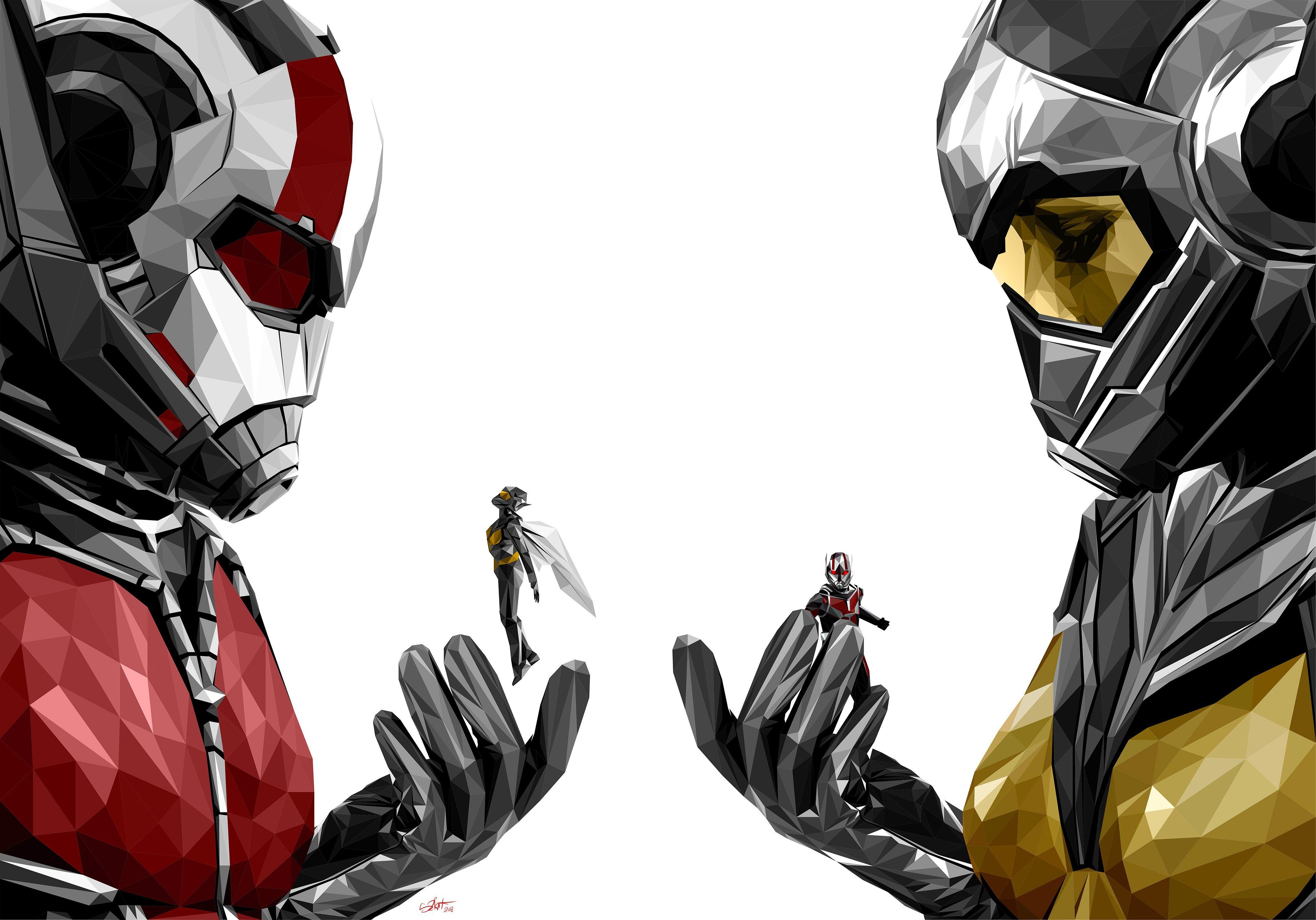 3840x2684 Ant Man And The Wasp Drawing .
