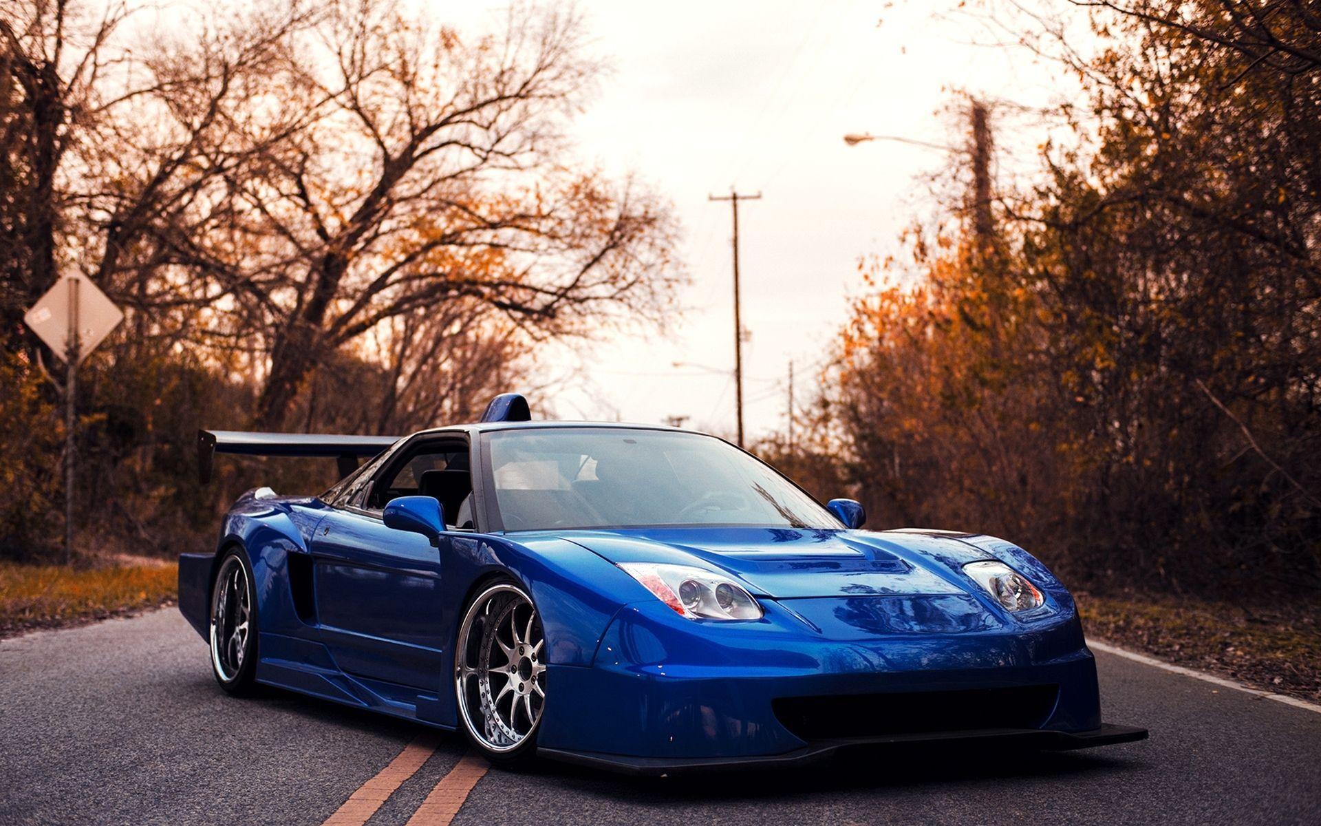 1920x1200 Blue Acura Nsx Tuning Car Blue Acura .