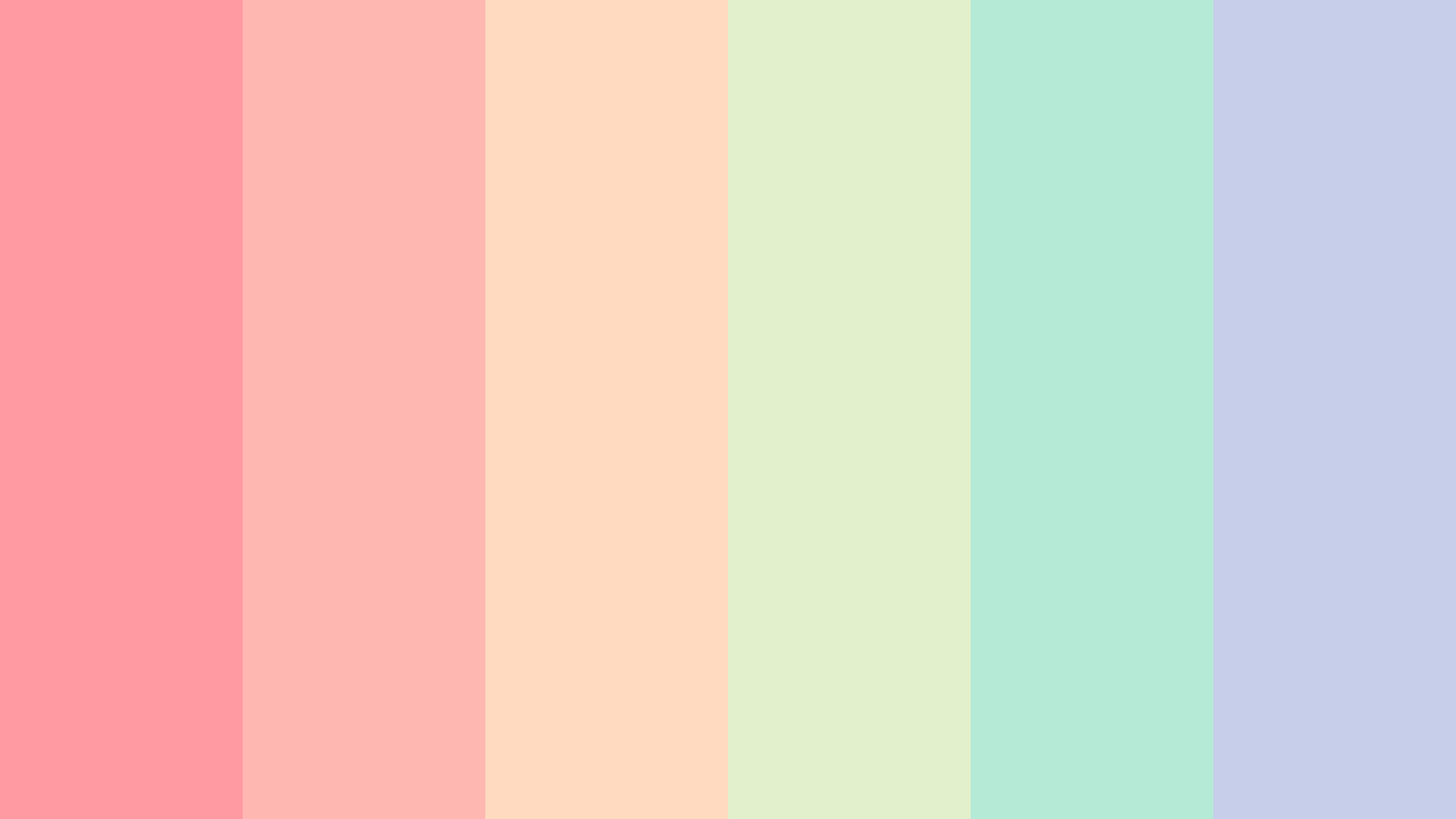 1920x1080 Rainbow Pastels Color Scheme Orange .