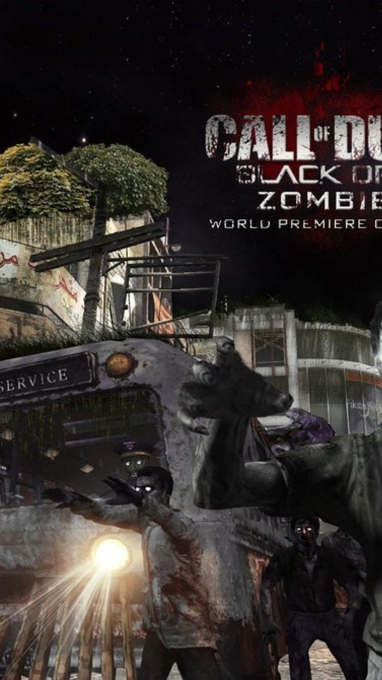 750x1334 Black Ops Zombies Wallpaper