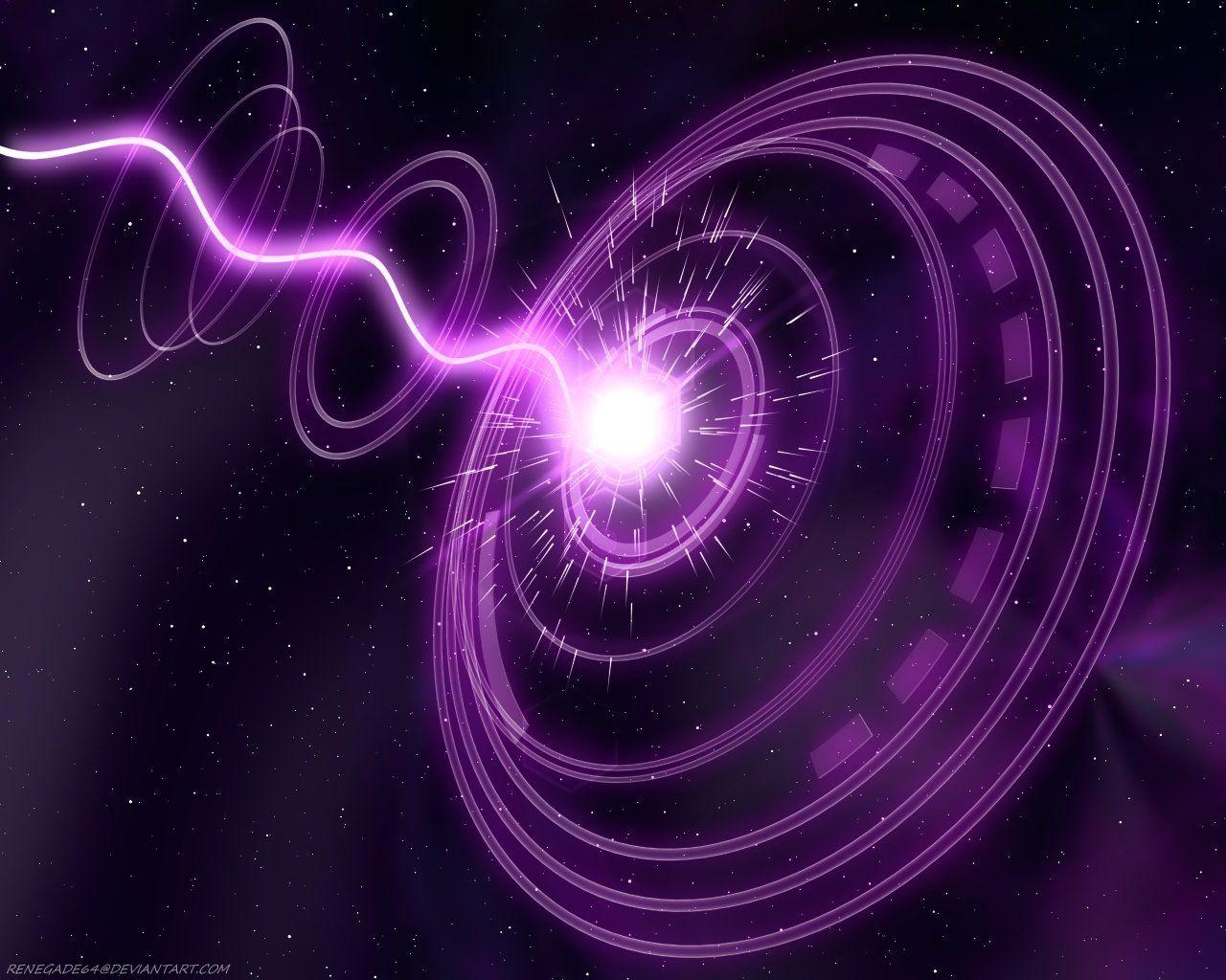 1280x1024 Free download Awesome Purple Lightning .