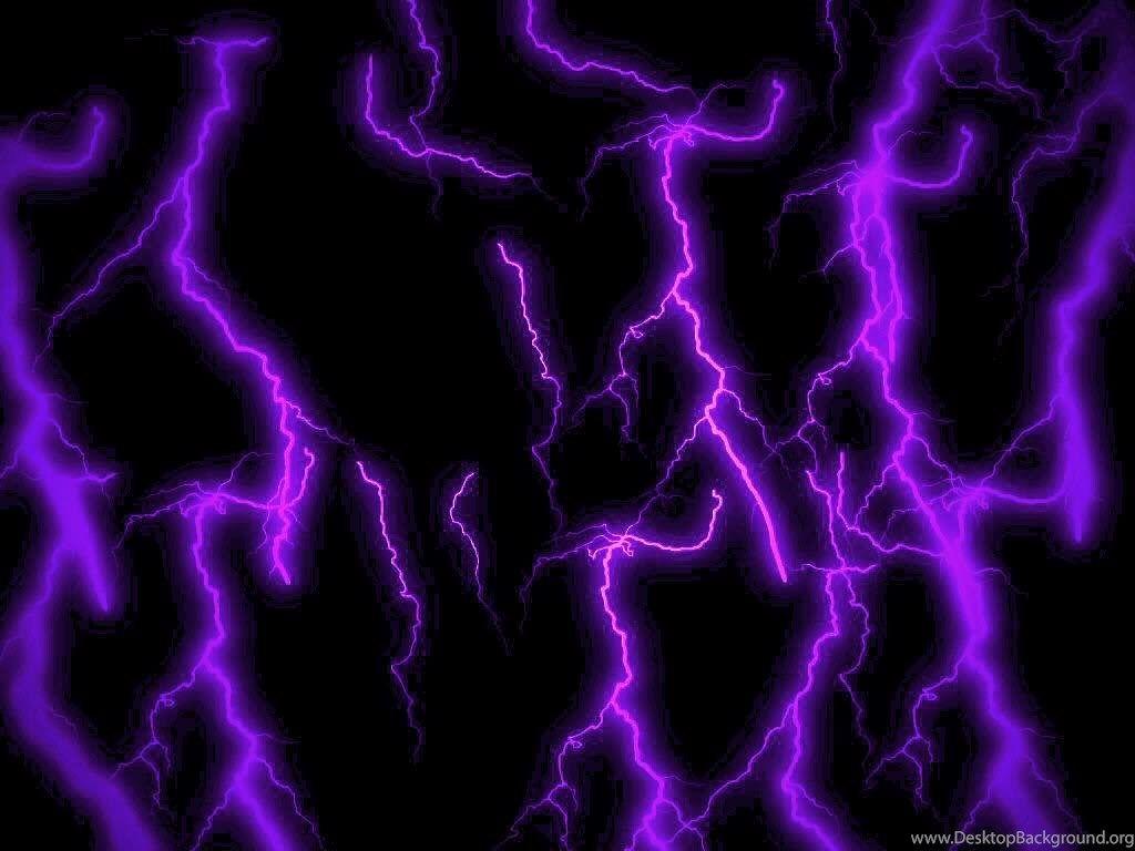 blue and purple lightning