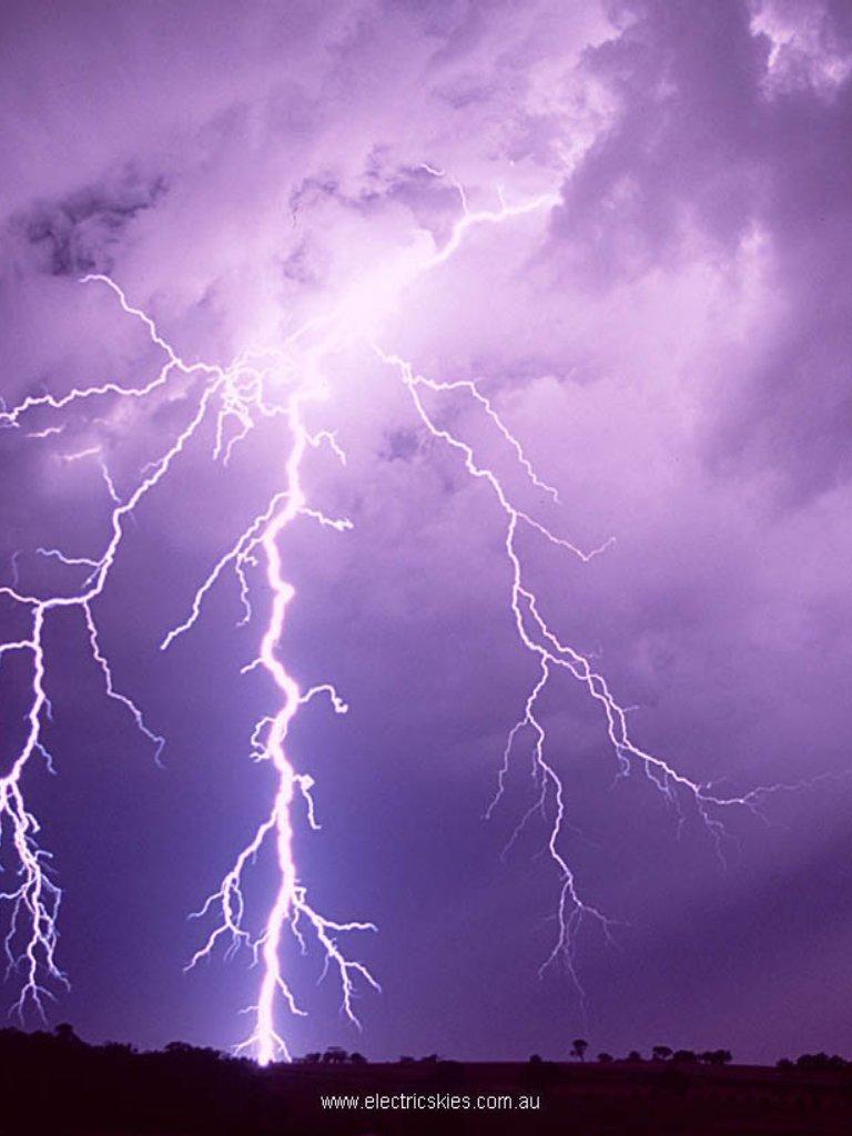 768x1024 Cool Lightning Wallpaper .