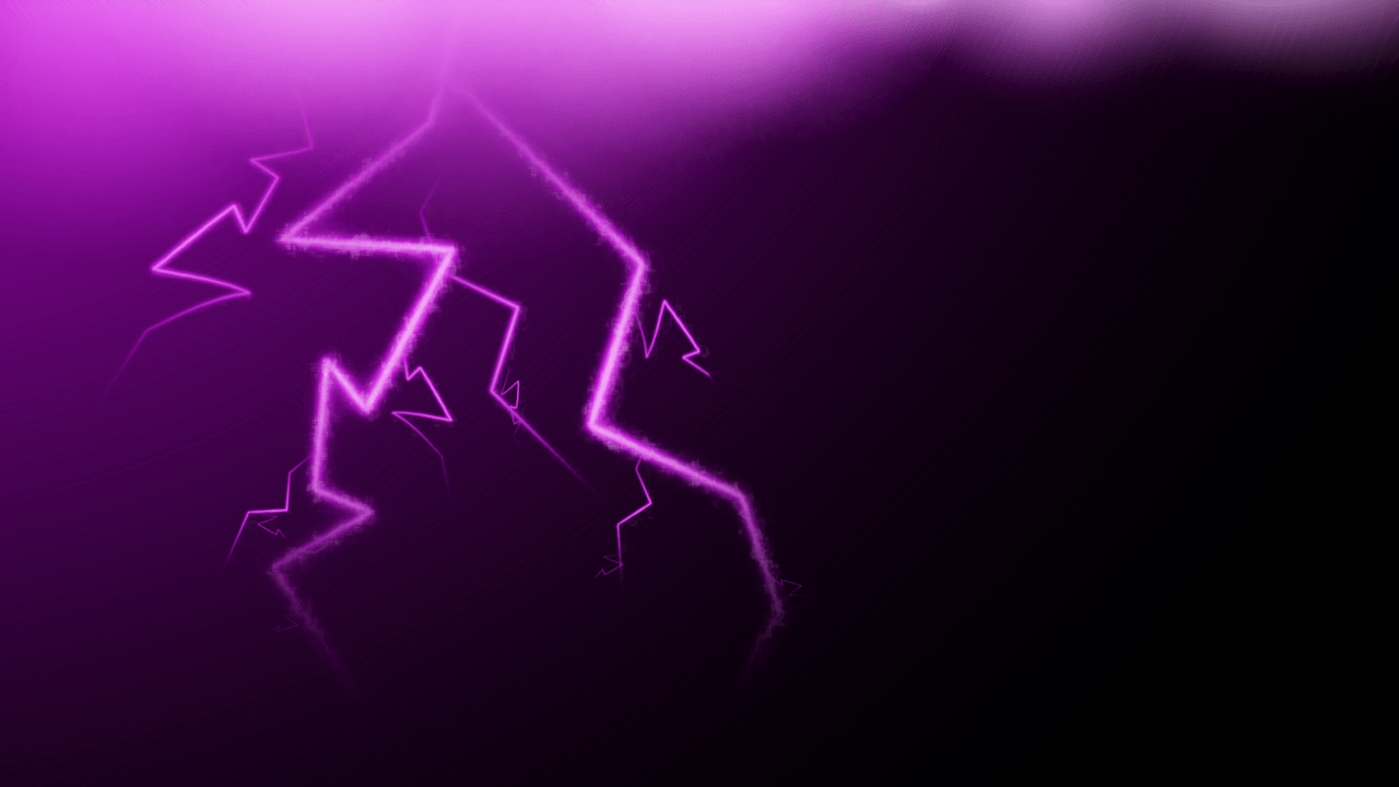 1280x720 Purple Lightning Wallpaper .