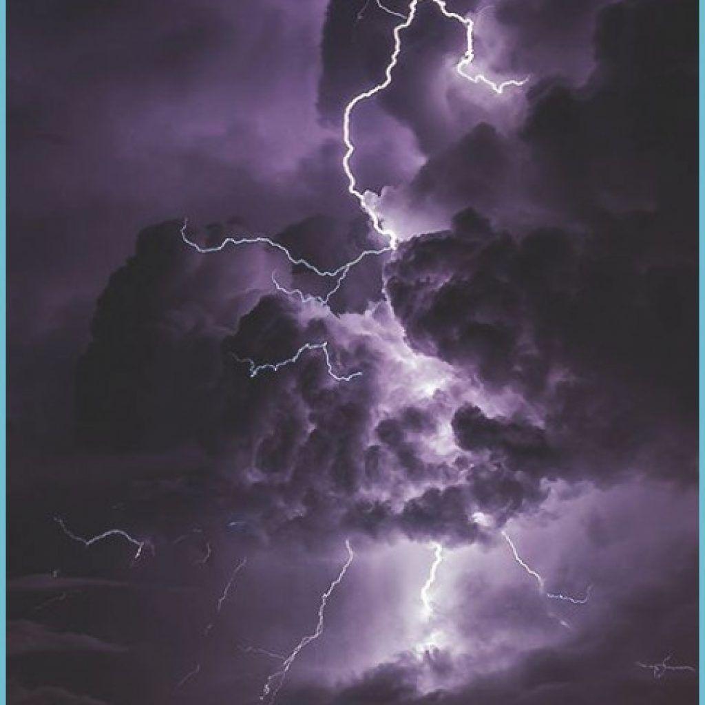 high definition purple lightning wallpaper