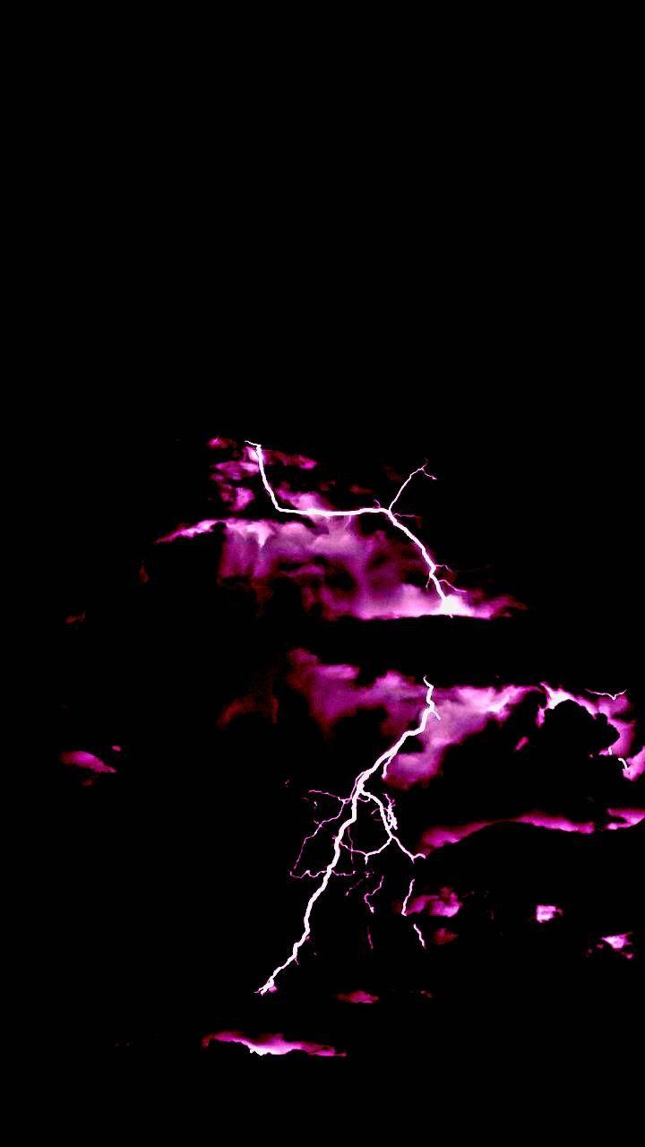 720x1280 Purple Lightning wallpaper by 13smithed .