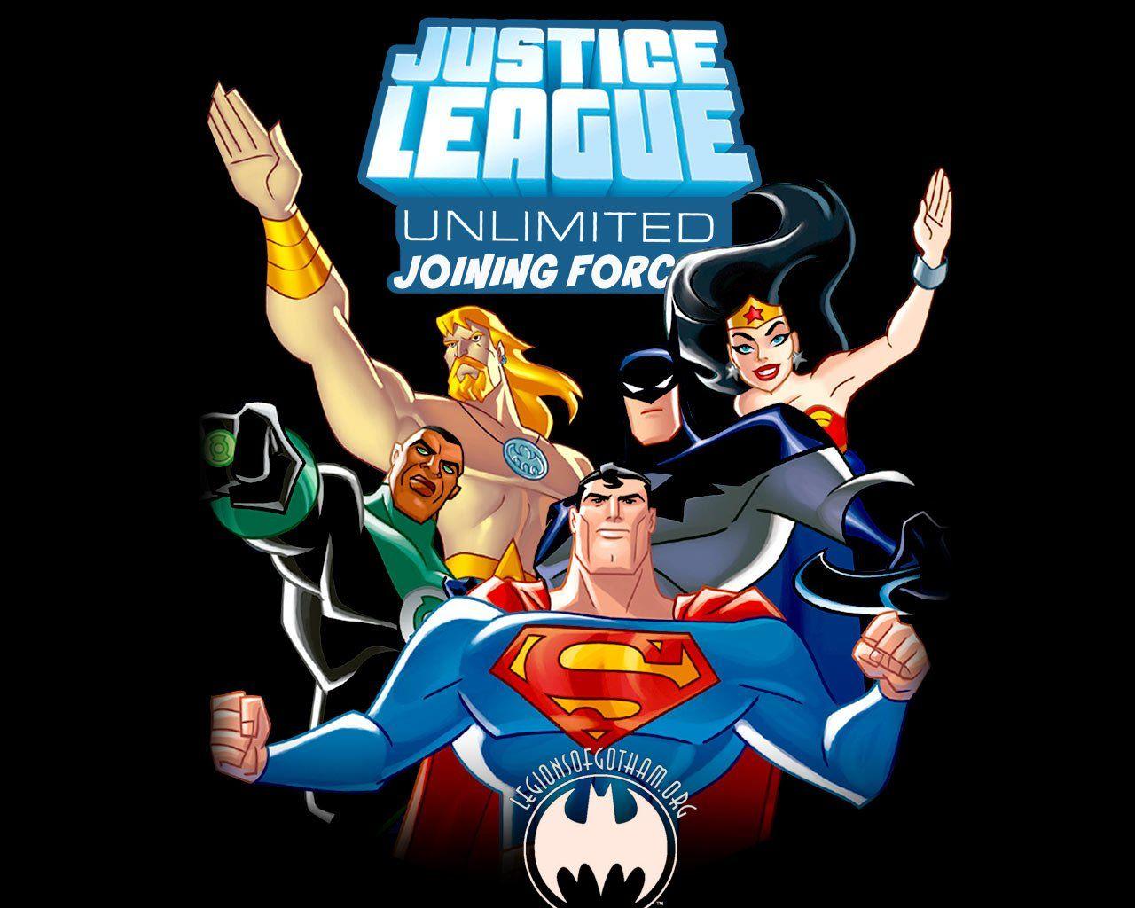 1280x1024 Justice League Batman Cartoon .