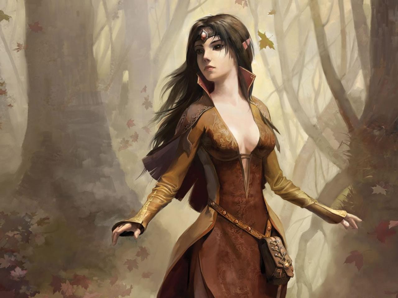 1280x960 Female Elf Wallpaper