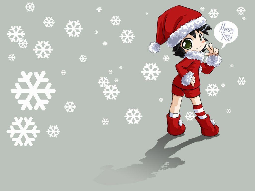 1024x768 Christmas Elves Wallpaper