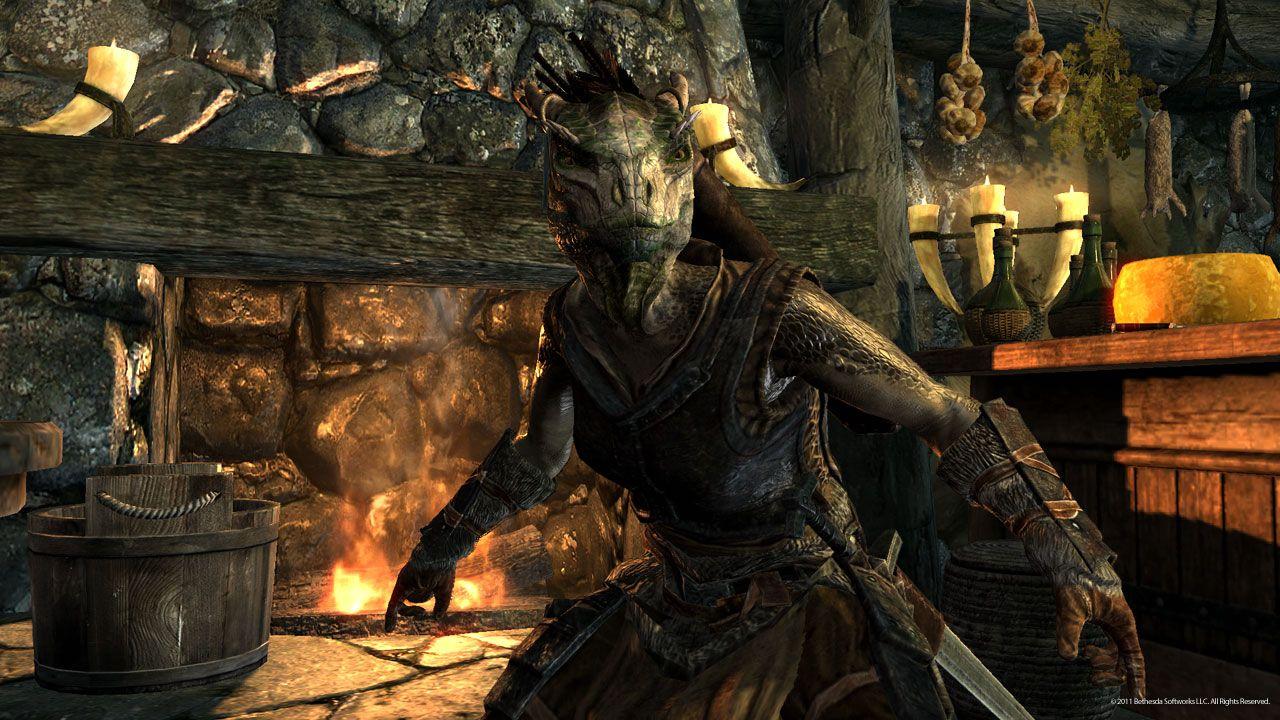 1280x720 Argonian Female Scrolls V .