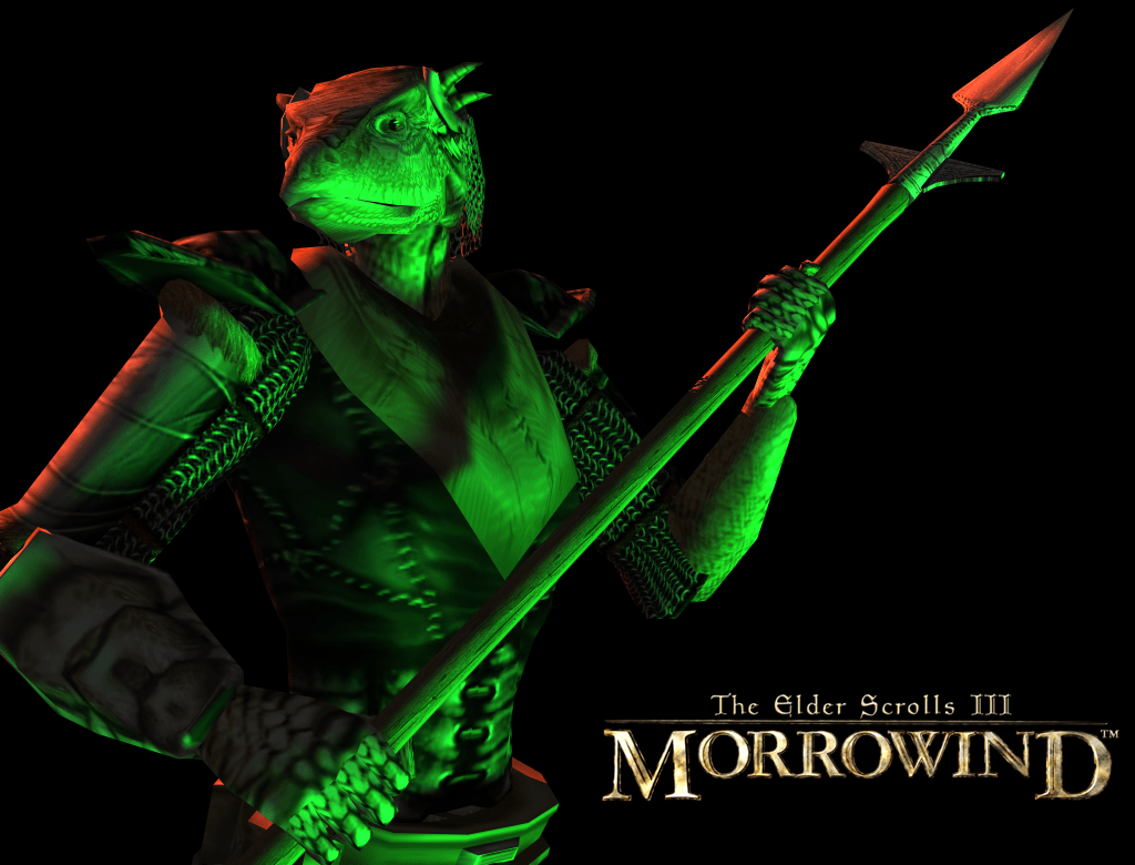 1024x780 herpderp argonian with spear lmao lol .gamefaqs.