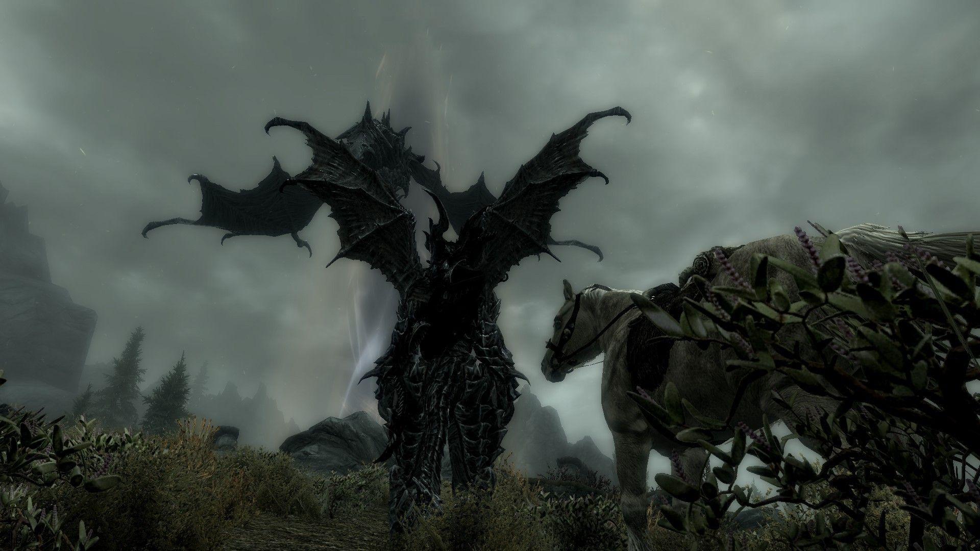 1920x1080 dragons horses argonian