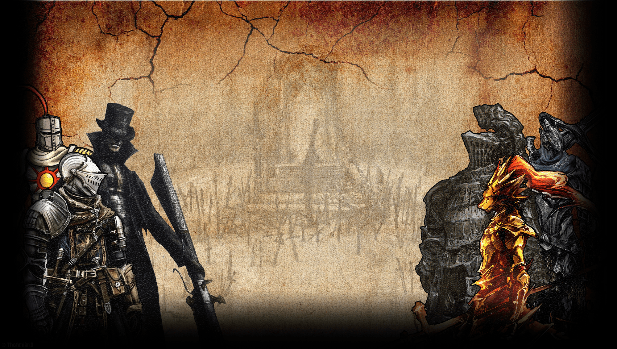 2000x1131 Artorias - Dark Souls - Solaire - Havel the rock - Marvelous chester - ornstein - Elite knight - videogames - wallpaper - games / funny picture & best jokes: comics, image, video, humor, gif animation lol'd