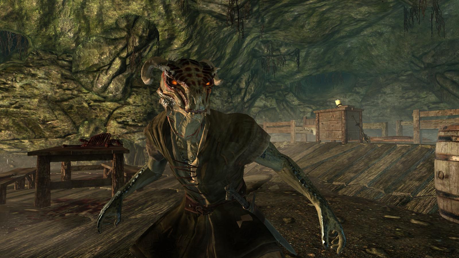 1600x900 Scary Intimidating Argonian, Thing .