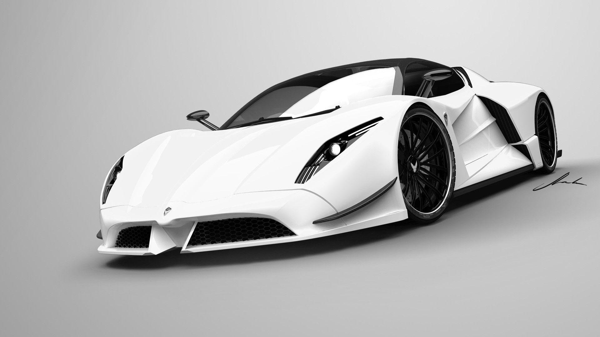 1920x1080 White Ferrari Car Wallpaper HD .