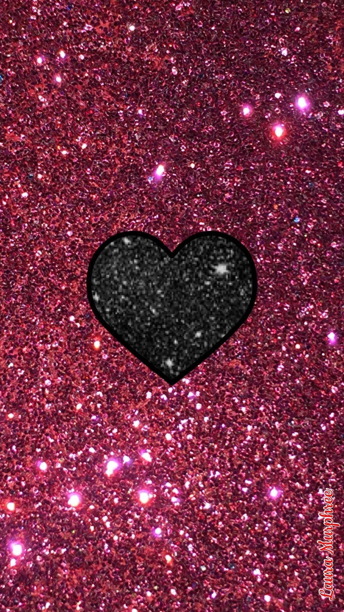 1152x2048 Colorful Glitter Hearts Wallpaper on .wallpaper.dog