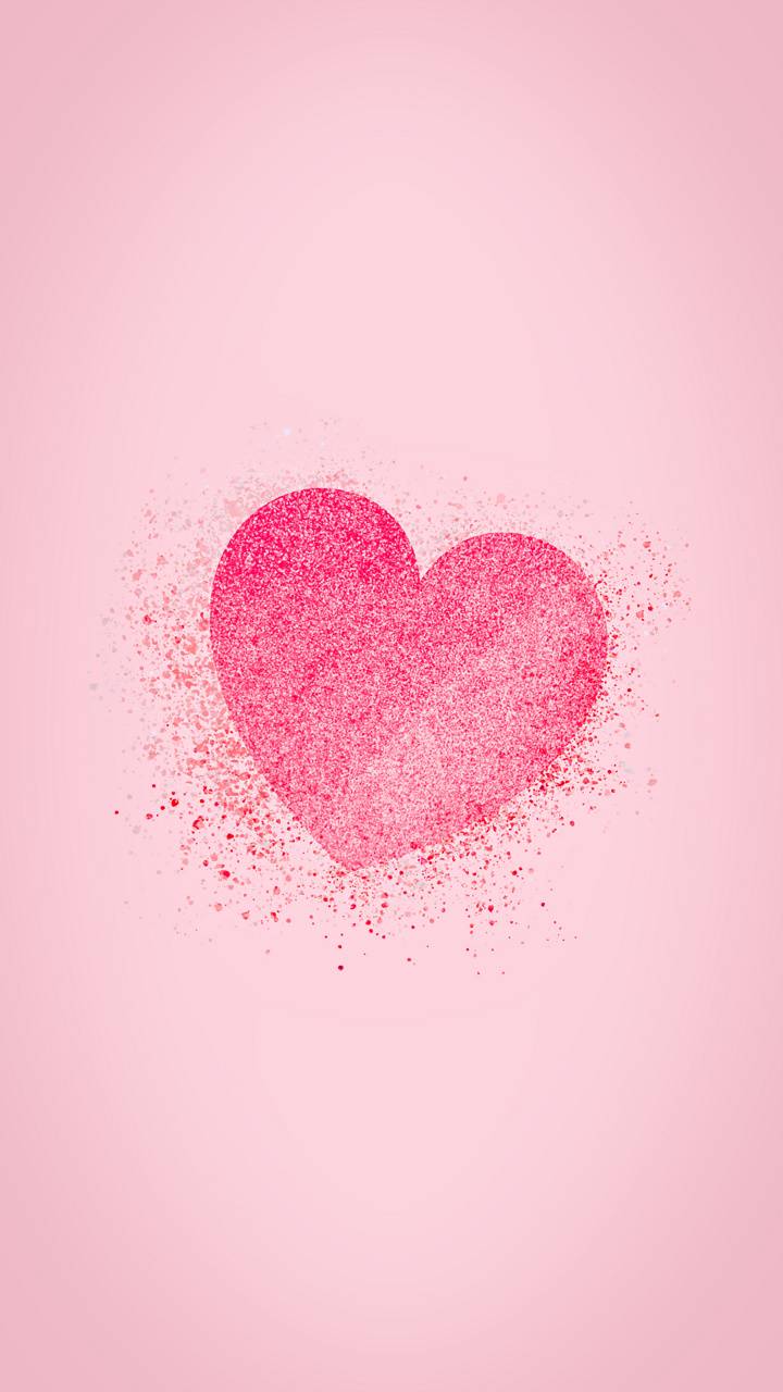 720x1280 Pink heart wallpaper by .