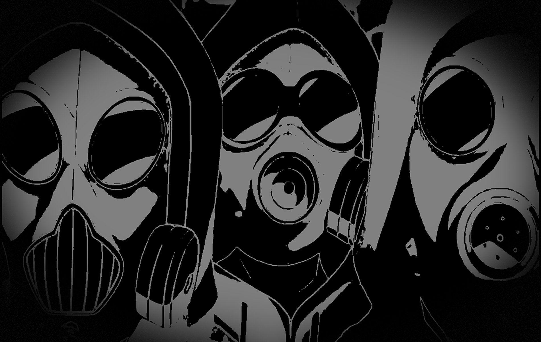 1900x1200 Mask Smoke Dark Anime Tokyo Ghoul .